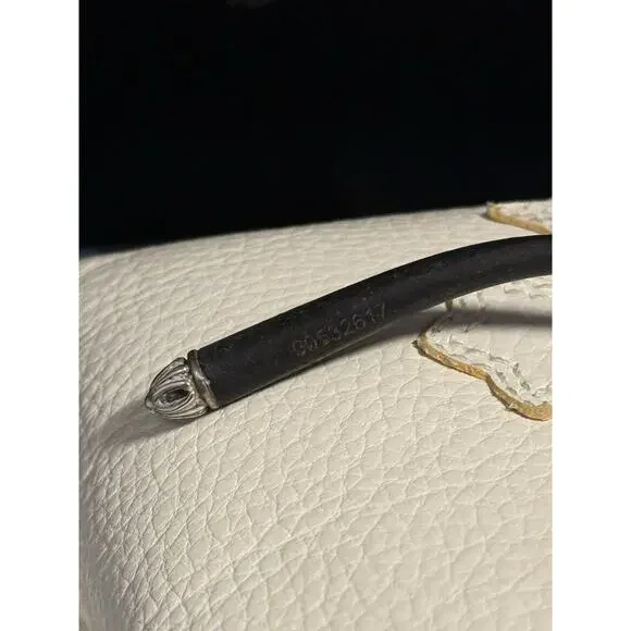 Chrome Hearts BUTTFLUX Aviator Sunglasses Black Gold Frame Missing Tip